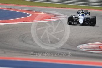 World © Octane Photographic Ltd. Formula 1 - American Grand Prix - Friday - Practice 2. Felipe Massa - Williams Martini Racing FW40. Circuit of the Americas, Austin, Texas, USA. Friday 20th October 2017. Digital Ref: 1987LB1D4403