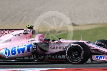 World © Octane Photographic Ltd. Formula 1 - American Grand Prix - Friday - Practice 2. Esteban Ocon - Sahara Force India VJM10. Circuit of the Americas, Austin, Texas, USA. Friday 20th October 2017. Digital Ref: 1987LB1D4652