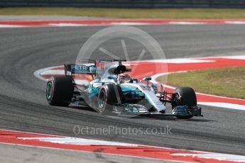 World © Octane Photographic Ltd. Formula 1 - American Grand Prix - Friday - Practice 2. Lewis Hamilton - Mercedes AMG Petronas F1 W08 EQ Energy+. Circuit of the Americas, Austin, Texas, USA. Friday 20th October 2017. Digital Ref: 1987LB1D4701