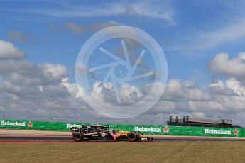 World © Octane Photographic Ltd. Formula 1 - American Grand Prix - Friday - Practice 2. Carlos Sainz - Renault Sport F1 Team R.S.17. Circuit of the Americas, Austin, Texas, USA. Friday 20th October 2017. Digital Ref: 1987LB2D6238