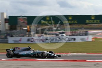 World © Octane Photographic Ltd. Formula 1 - American Grand Prix - Friday - Practice 2. Lewis Hamilton - Mercedes AMG Petronas F1 W08 EQ Energy+. Circuit of the Americas, Austin, Texas, USA. Friday 20th October 2017. Digital Ref: 1987LB2D6396
