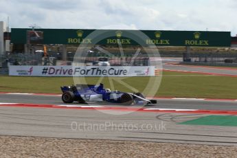 World © Octane Photographic Ltd. Formula 1 - American Grand Prix - Friday - Practice 2. Marcus Ericsson – Sauber F1 Team C36. Circuit of the Americas, Austin, Texas, USA. Friday 20th October 2017. Digital Ref: 1987LB2D6462