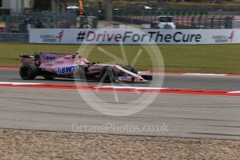 World © Octane Photographic Ltd. Formula 1 - American Grand Prix - Friday - Practice 2. Esteban Ocon - Sahara Force India VJM10. Circuit of the Americas, Austin, Texas, USA. Friday 20th October 2017. Digital Ref: 1987LB2D6485