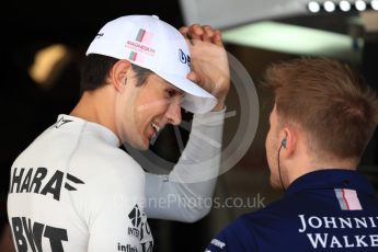 World © Octane Photographic Ltd. Formula 1 - American Grand Prix - Saturday - Practice 3. Esteban Ocon - Sahara Force India VJM10. Circuit of the Americas, Austin, Texas, USA. Saturday 21st October 2017. Digital Ref: 1990LB1D5522