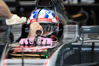 World © Octane Photographic Ltd. Formula 1 - American Grand Prix - Saturday - Practice 3. Romain Grosjean - Haas F1 Team VF-17. Circuit of the Americas, Austin, Texas, USA. Saturday 21st October 2017. Digital Ref: 1990LB1D5622