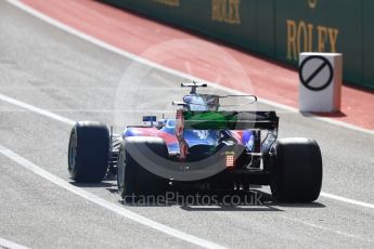 World © Octane Photographic Ltd. Formula 1 - American Grand Prix - Saturday - Practice 3. Brendon Hartley - Scuderia Toro Rosso STR12. Circuit of the Americas, Austin, Texas, USA. Saturday 21st October 2017. Digital Ref: 1990LB1D5801