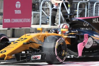 World © Octane Photographic Ltd. Formula 1 - American Grand Prix - Saturday - Practice 3. Nico Hulkenberg - Renault Sport F1 Team R.S.17. Circuit of the Americas, Austin, Texas, USA. Saturday 21st October 2017. Digital Ref: 1990LB1D5813