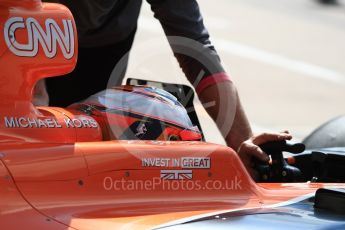 World © Octane Photographic Ltd. Formula 1 - American Grand Prix - Saturday - Practice 3. Fernando Alonso - McLaren Honda MCL32. Circuit of the Americas, Austin, Texas, USA. Saturday 21st October 2017. Digital Ref: 1990LB1D6153