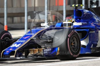 World © Octane Photographic Ltd. Formula 1 - American Grand Prix - Saturday - Practice 3. Pascal Wehrlein – Sauber F1 Team C36. Circuit of the Americas, Austin, Texas, USA. Saturday 21st October 2017. Digital Ref: 1990LB1D6249
