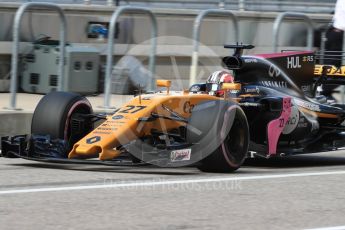 World © Octane Photographic Ltd. Formula 1 - American Grand Prix - Saturday - Practice 3. Nico Hulkenberg - Renault Sport F1 Team R.S.17. Circuit of the Americas, Austin, Texas, USA. Saturday 21st October 2017. Digital Ref: 1990LB1D6348
