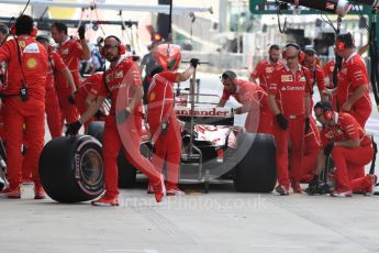 World © Octane Photographic Ltd. Formula 1 - American Grand Prix - Saturday - Practice 3. Kimi Raikkonen - Scuderia Ferrari SF70H. Circuit of the Americas, Austin, Texas, USA. Saturday 21st October 2017. Digital Ref: 1990LB1D6625