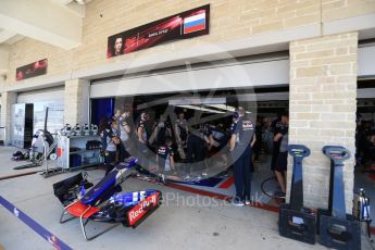 World © Octane Photographic Ltd. Formula 1 - American Grand Prix - Saturday - Practice 3. Daniil Kvyat - Scuderia Toro Rosso STR12. Circuit of the Americas, Austin, Texas, USA. Saturday 21st October 2017. Digital Ref: 1990LB2D6594
