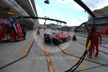World © Octane Photographic Ltd. Formula 1 - American Grand Prix - Saturday - Practice 3. Sebastian Vettel - Scuderia Ferrari SF70H. Circuit of the Americas, Austin, Texas, USA. Saturday 21st October 2017. Digital Ref: 1990LB2D6630