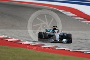 World © Octane Photographic Ltd. Formula 1 - American Grand Prix - Saturday - Qualifying. Lewis Hamilton - Mercedes AMG Petronas F1 W08 EQ Energy+. Circuit of the Americas, Austin, Texas, USA. Saturday 21st October 2017. Digital Ref: 1991LB1D7501