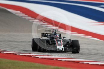World © Octane Photographic Ltd. Formula 1 - American Grand Prix - Saturday - Qualifying. Romain Grosjean - Haas F1 Team VF-17. Circuit of the Americas, Austin, Texas, USA. Saturday 21st October 2017. Digital Ref: 1991LB1D7529