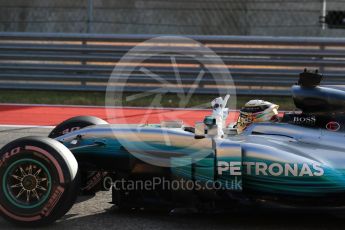 World © Octane Photographic Ltd. Formula 1 - American Grand Prix - Saturday - Qualifying. Lewis Hamilton - Mercedes AMG Petronas F1 W08 EQ Energy+. Circuit of the Americas, Austin, Texas, USA. Saturday 21st October 2017. Digital Ref: 1991LB1D7851