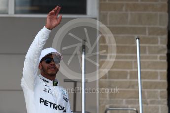 World © Octane Photographic Ltd. Formula 1 - American Grand Prix - Saturday - Qualifying. Lewis Hamilton - Mercedes AMG Petronas F1 W08 EQ Energy+. Circuit of the Americas, Austin, Texas, USA. Saturday 21st October 2017. Digital Ref: 1991LB1D8044
