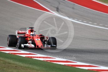 World © Octane Photographic Ltd. Formula 1 - American Grand Prix - Sunday - Race. Sebastian Vettel - Scuderia Ferrari SF70H. Circuit of the Americas, Austin, Texas, USA. Sunday 22nd October 2017. Digital Ref: 1994LB1D0009