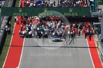 World © Octane Photographic Ltd. Formula 1 - American Grand Prix - Sunday - Race. Lewis Hamilton - Mercedes AMG Petronas F1 W08 EQ Energy+ on pole. Circuit of the Americas, Austin, Texas, USA. Sunday 22nd October 2017. Digital Ref: 1994LB1D9535