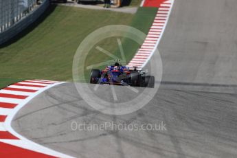 World © Octane Photographic Ltd. Formula 1 - American Grand Prix - Sunday - Race. Daniil Kvyat - Scuderia Toro Rosso STR12. Circuit of the Americas, Austin, Texas, USA. Sunday 22nd October 2017. Digital Ref: 1994LB1D9609