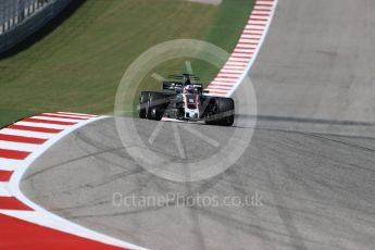 World © Octane Photographic Ltd. Formula 1 - American Grand Prix - Sunday - Race. Romain Grosjean - Haas F1 Team VF-17. Circuit of the Americas, Austin, Texas, USA. Sunday 22nd October 2017. Digital Ref: 1994LB1D9722