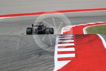 World © Octane Photographic Ltd. Formula 1 - American Grand Prix - Sunday - Race. Stoffel Vandoorne - McLaren Honda MCL32. Circuit of the Americas, Austin, Texas, USA. Sunday 22nd October 2017. Digital Ref: 1994LB1D9744