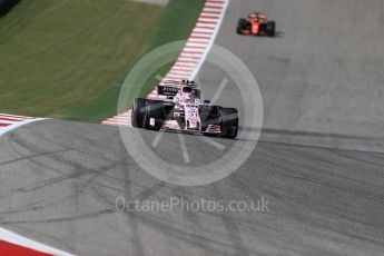 World © Octane Photographic Ltd. Formula 1 - American Grand Prix - Sunday - Race. Esteban Ocon - Sahara Force India VJM10. Circuit of the Americas, Austin, Texas, USA. Sunday 22nd October 2017. Digital Ref: 1994LB1D9804