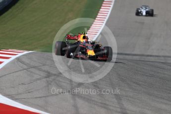 World © Octane Photographic Ltd. Formula 1 - American Grand Prix - Sunday - Race. Max Verstappen - Red Bull Racing RB13. Circuit of the Americas, Austin, Texas, USA. Sunday 22nd October 2017. Digital Ref: 1994LB1D9820
