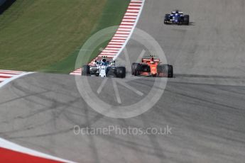 World © Octane Photographic Ltd. Formula 1 - American Grand Prix - Sunday - Race. Lance Stroll - Williams Martini Racing FW40. Circuit of the Americas, Austin, Texas, USA. Sunday 22nd October 2017. Digital Ref: 1994LB1D9855