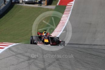 World © Octane Photographic Ltd. Formula 1 - American Grand Prix - Sunday - Race. Daniel Ricciardo - Red Bull Racing RB13. Circuit of the Americas, Austin, Texas, USA. Sunday 22nd October 2017. Digital Ref: 1994LB1D9925