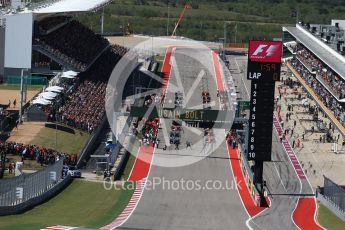 World © Octane Photographic Ltd. Formula 1 - American Grand Prix - Sunday - Race. Lewis Hamilton - Mercedes AMG Petronas F1 W08 EQ Energy+. Circuit of the Americas, Austin, Texas, USA. Sunday 22nd October 2017. Digital Ref: 1994LB2D7127