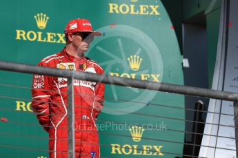 World © Octane Photographic Ltd. Formula 1 - American Grand Prix - Sunday - Race Podium. Kimi Raikkonen - Scuderia Ferrari SF70H. Circuit of the Americas, Austin, Texas, USA. Sunday 22nd October 2017. Digital Ref: 1995LB1D1118