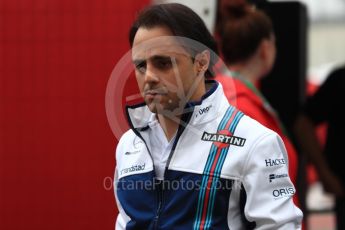 World © Octane Photographic Ltd. Formula 1 - American Grand Prix - Friday - Paddock. Felipe Massa - Williams Martini Racing FW40. Circuit of the Americas, Austin, Texas, USA. Friday 20th October 2017. Digital Ref: 1985LB1D3256