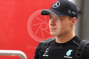 World © Octane Photographic Ltd. Formula 1 - American Grand Prix - Friday - Paddock. Valtteri Bottas - Mercedes AMG Petronas F1 W08 EQ Energy+. Circuit of the Americas, Austin, Texas, USA. Friday 20th October 2017. Digital Ref: 1985LB1D3277