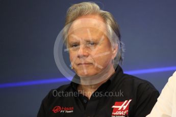 World © Octane Photographic Ltd. Formula 1 - American Grand Prix – Friday Team Press Conference. Gene Haas - Founder and Chairman of Haas F1 Team. Circuit of the Americas, Austin, Texas, USA. Friday 20th October 2017. Digital Ref: 1988LB1D5320