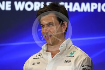 World © Octane Photographic Ltd. Formula 1 - American Grand Prix – Friday Team Press Conference. Toto Wolff - Executive Director & Head of Mercedes-Benz Motorsport. Circuit of the Americas, Austin, Texas, USA. Friday 20th October 2017. Digital Ref: 1988LB1D5346