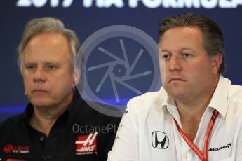 World © Octane Photographic Ltd. Formula 1 - American Grand Prix – Friday Team Press Conference. Zak Brown - Executive Director of McLaren Technology Group. Circuit of the Americas, Austin, Texas, USA. Friday 20th October 2017. Digital Ref: 1988LB1D5354