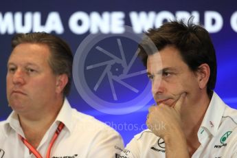 World © Octane Photographic Ltd. Formula 1 - American Grand Prix – Friday Team Press Conference. Toto Wolff - Executive Director & Head of Mercedes-Benz Motorsport. Circuit of the Americas, Austin, Texas, USA. Friday 20th October 2017. Digital Ref: 1988LB1D5406
