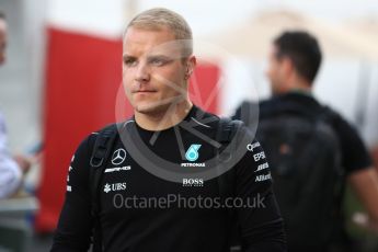 World © Octane Photographic Ltd. Formula 1 - American Grand Prix - Saturday - Paddock. Valtteri Bottas - Mercedes AMG Petronas F1 W08 EQ Energy+. Circuit of the Americas, Austin, Texas, USA. Saturday 21st October 2017. Digital Ref: 1989LB1D5438