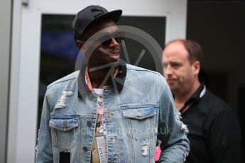 World © Octane Photographic Ltd. Formula 1 - American Grand Prix - Sunday - Paddock. Usain Bolt. Circuit of the Americas, Austin, Texas, USA. Sunday 22nd October 2017. Digital Ref: 1992LB1D8119