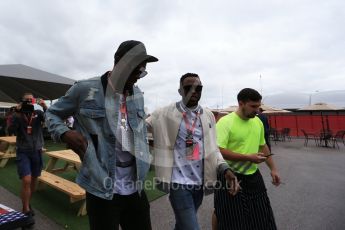 World © Octane Photographic Ltd. Formula 1 - American Grand Prix - Sunday - Paddock. Usain Bolt. Circuit of the Americas, Austin, Texas, USA. Sunday 22nd October 2017. Digital Ref: 1992LB2D6652