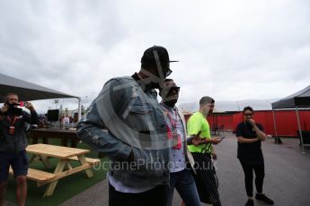 World © Octane Photographic Ltd. Formula 1 - American Grand Prix - Sunday - Paddock. Usain Bolt. Circuit of the Americas, Austin, Texas, USA. Sunday 22nd October 2017. Digital Ref: 1992LB2D6655