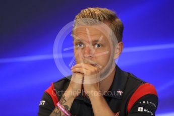 World © Octane Photographic Ltd. Formula 1 - American Grand Prix – Thursday Driver Press Conference – Part 2. Kevin Magnussen - Haas F1 Team. Circuit of the Americas, Austin, Texas, USA. Thursday 19th October 2017. Digital Ref: 1984LB1D2479