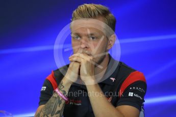 World © Octane Photographic Ltd. Formula 1 - American Grand Prix – Thursday Driver Press Conference – Part 2. Kevin Magnussen - Haas F1 Team. Circuit of the Americas, Austin, Texas, USA. Thursday 19th October 2017. Digital Ref: 1984LB1D2484