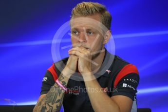 World © Octane Photographic Ltd. Formula 1 - American Grand Prix – Thursday Driver Press Conference – Part 2. Kevin Magnussen - Haas F1 Team. Circuit of the Americas, Austin, Texas, USA. Thursday 19th October 2017. Digital Ref: 1984LB1D2494