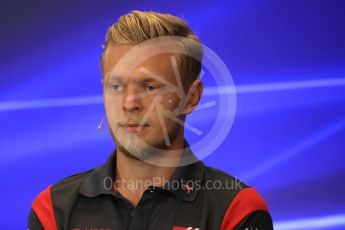 World © Octane Photographic Ltd. Formula 1 - American Grand Prix – Thursday Driver Press Conference – Part 2. Kevin Magnussen - Haas F1 Team. Circuit of the Americas, Austin, Texas, USA. Thursday 19th October 2017. Digital Ref: 1984LB1D2506