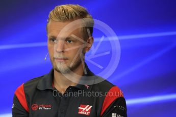 World © Octane Photographic Ltd. Formula 1 - American Grand Prix – Thursday Driver Press Conference – Part 2. Kevin Magnussen - Haas F1 Team. Circuit of the Americas, Austin, Texas, USA. Thursday 19th October 2017. Digital Ref: 1984LB1D2521