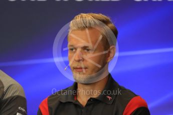 World © Octane Photographic Ltd. Formula 1 - American Grand Prix – Thursday Driver Press Conference – Part 2. Kevin Magnussen - Haas F1 Team. Circuit of the Americas, Austin, Texas, USA. Thursday 19th October 2017. Digital Ref: 1984LB1D2595