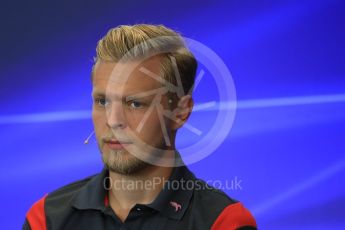 World © Octane Photographic Ltd. Formula 1 - American Grand Prix – Thursday Driver Press Conference – Part 2. Kevin Magnussen - Haas F1 Team. Circuit of the Americas, Austin, Texas, USA. Thursday 19th October 2017. Digital Ref: 1984LB1D2619