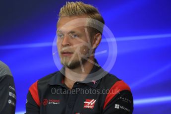 World © Octane Photographic Ltd. Formula 1 - American Grand Prix – Thursday Driver Press Conference – Part 2. Kevin Magnussen - Haas F1 Team. Circuit of the Americas, Austin, Texas, USA. Thursday 19th October 2017. Digital Ref: 1984LB1D2634